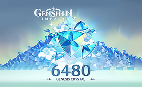6480创世结晶（国际服）ID直充 原神Genshin Impact